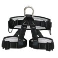thumbnail image 3 of Adjustable Thickness Climbing Harness Half Body Harnesses Rescuing Caving Rock Climbing Rappelling Tree Waist Safety Belts (Black), 3 of 8