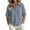 hgg265-Navy, variant on Ounisa Women's Casual Striped Waffle Texture Camp Collar Button Short Sleeve Top Soft Breathable Lightweight Comfy Blouse