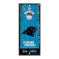 thumbnail image 2 of Wincraft Carolina Panthers Bottle Opener Wood Sign - 5 x 11 in., 2 of 2