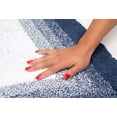 thumbnail image 6 of Chesapeake  Whitney Ombre 2Pc. Reversible Bath Rug Set(21"x34"&17"x24") Deep Denim, 6 of 6