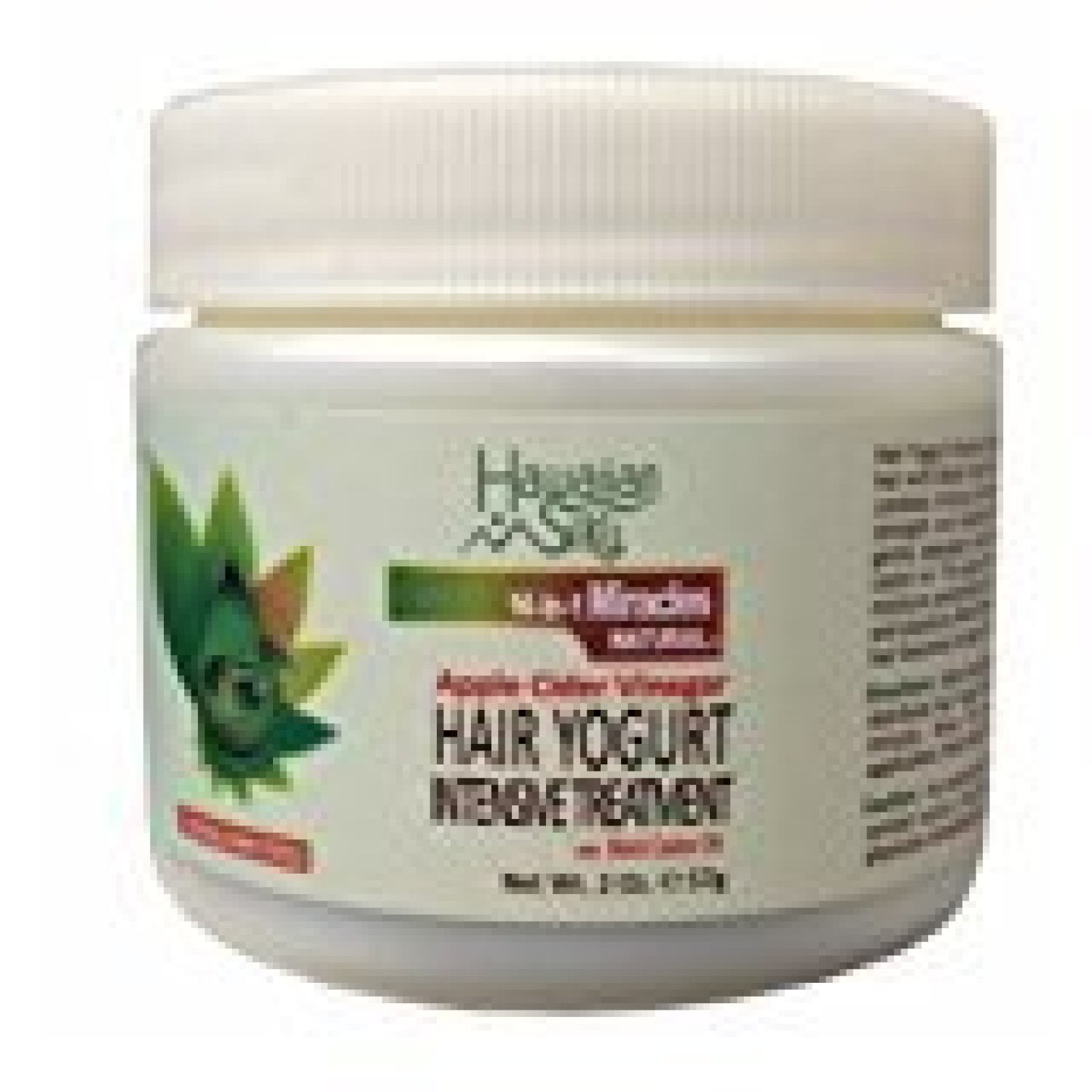 Apple Cider Vinegar Hair Yogurt, 2 fl oz with Black Castor Oil