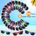 thumbnail image 2 of Gafas de sol Party Favors Oleitodh para niños, paquete de 64, colores neón, 2 of 9