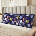 thumbnail image 4 of KLL Ultra Soft Microfiber Body Pillow Cover/Pillowcases 20"x54" with Hidden Zipper Closure-Colorful Jellyfish, 4 of 5