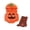 Orange, variant on RUINIXCW Newborn Baby Boy Girl Halloween Pumpkin Costume Infant Baby Boys Girls Fall Winter Clothes Sleeveless Hooded Zipper Fleece Romper with Leg Warmers Set Toddler Halloween Cosplay Outfits