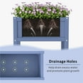 thumbnail image 5 of KETOYARK Elevated Garden Planter Boxes Outdoor,Hdpe Rectangle Planter Boxes Outdoor,Waterproof,Rot Resistant,For Vegetables Flower Tomato Patio Backyard Navy, 5 of 7