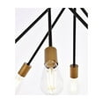 thumbnail image 4 of Lucca 23 inch pendant in black and brass, 4 of 8