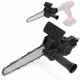 thumbnail image 2 of Taladro eléctrico de 6 pulgadas modificado para accesorio de motosierra eléctrica Accesorios de motosierra eléctrica Juego de herramientas de modificación Herramienta de corte para carpintería, negro, 2 of 6