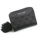 thumbnail image 3 of Monedero corto negro para mujer, cartera de cuero, tarjetero plegable, monederos pequeños, hebilla con cremallera, bolso de mano, 3 of 3