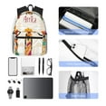thumbnail image 6 of Daiia Black African Woman School Backpack for Men Women, Unisex Large Waterproof Bookbag Schoolbag Casual Daypack for High School/College/Teens/Travel/Work Black, 6 of 8