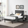 thumbnail image 2 of VECELO 3-Piece Bedroom Sets Bed Frame and 2 Nightstands, 2 of 8