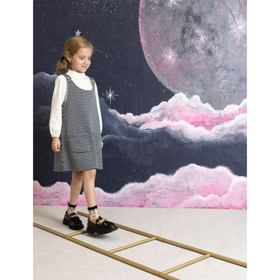 Girls Tweed Knit Jumper