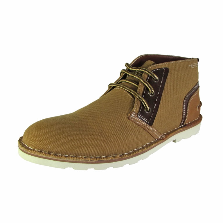 Steve Madden Mens Intruder Chukka Boot Shoes, Tan Fabric, US  display picture 3