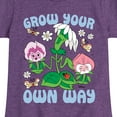 thumbnail image 3 of Disney - Alice In Wonderland - Grow Your Own Way - Toddler & Youth Girls Short Sleeve Graphic T-Shirt, 3 of 5