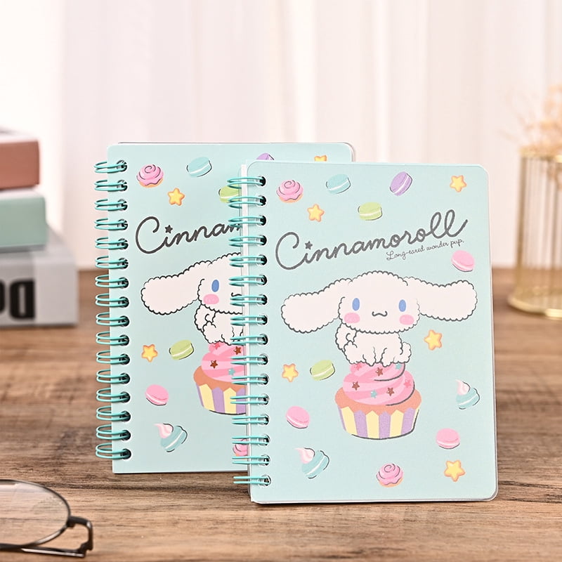 Sanrio A6 Anime Notepads Hello Kitty Melody Cinnamoroll Pochacco Notebooks Cute Gifts