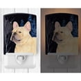 thumbnail image 2 of Caroline's Treasures SS8441CNL Starry Night French Bulldog Ceramic Night Light, 6x4x3", multicolor, 2 of 2