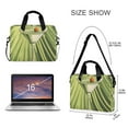 thumbnail image 3 of FORMRS 16" Laptop Bag Carrying Sleeve Case with Handle Travel Shoulder Briefcase, Light Green Martini, 3 of 8