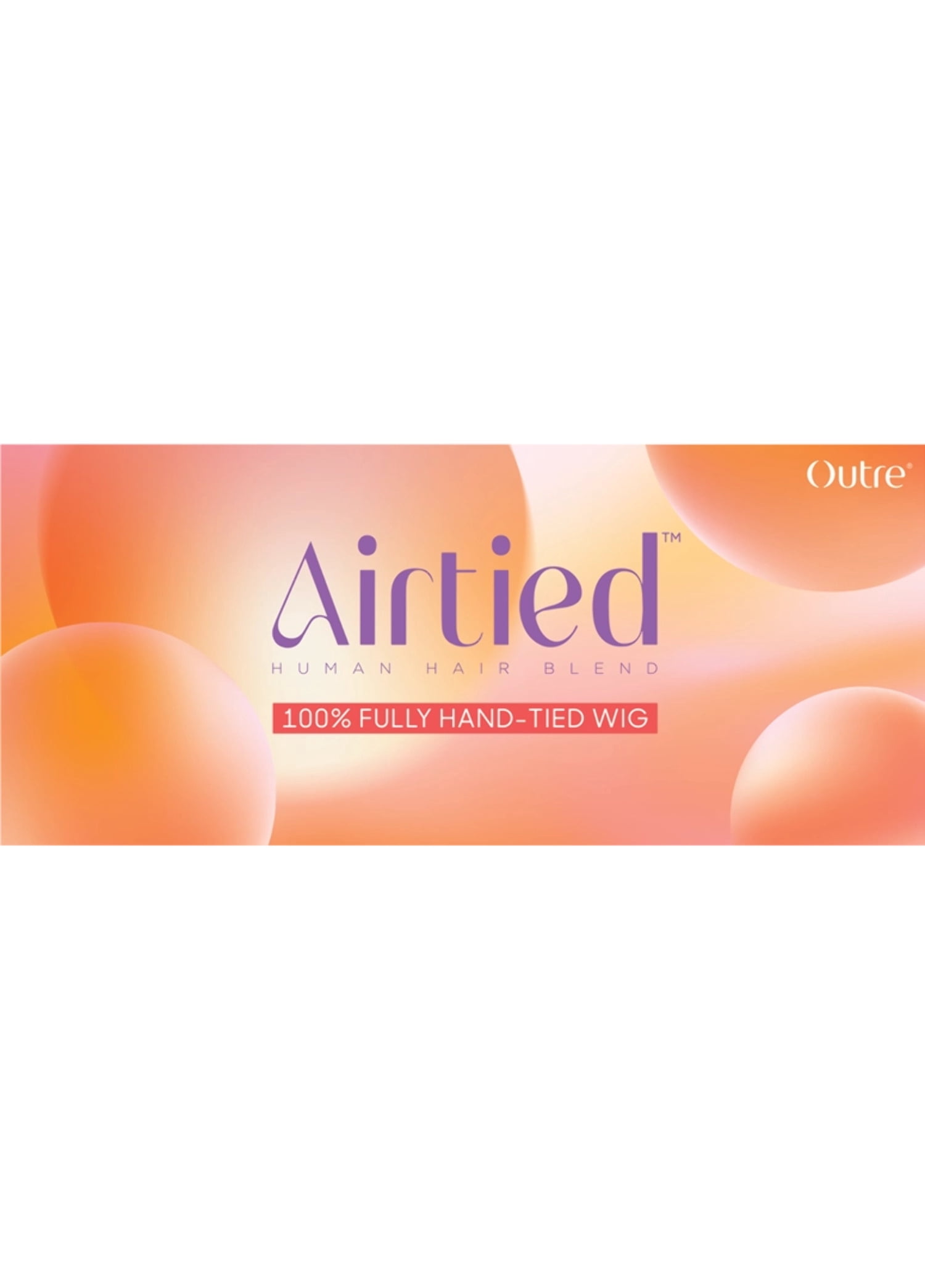 Outre Airtied Glueless Human Hair Blend 13x6 HD Lace Front Wig - HHB-SLEEK YAKI 20" - 100% Fully Hand-Tied