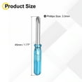 thumbnail image 2 of Uxcell 4pcs Mini Destornillador Phillips 3.0mm Longitud 45mm con Mango Antideslizante, 2 of 6