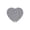 Gray, variant on Heart Shape Slow Feeder Lick Mat, Suction Cup Anti-Choke Pad for Dogs Cats, Washable Treat Spreader, Slow Eating Interactive Surface