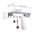thumbnail image 2 of Hytrove Rack Para Ropa Extensible De Acero Inoxidable Con Para Organización En Cocina Y Dormitorio, 2 of 8