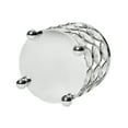 thumbnail image 5 of Elegant Designs 3.25" Elipse Crystal Flower Vase, Candle Holder, Wedding Centerpiece, Chrome, 5 of 5