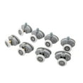 thumbnail image 1 of Nylon Single Pop Up Pulley Runner Wheel Shower Cabin Sliding Glass Door Rollers, 1 of 3