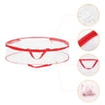thumbnail image 3 of Unique Bargains 1 Pack Clothes Storage Bags Moving Bags Red 30*8in, 3 of 6