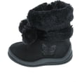 thumbnail image 2 of Kali Footwear Girls Zello Butterfly Glitter Pom Pom Boots, 2 of 7