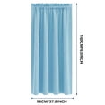 thumbnail image 3 of The Big Save karymi Curtains Heat Insulation Energy Saving Bedroom and Kitchen Curtains Scandinavian Solid Colour Silk Curtains Birthday Gifts The Big Save The Big Save, 3 of 4