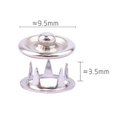 thumbnail image 5 of Sylvtty Metal Snaps Buttons with Fastener Pliers Press Tool Kit Ergonomic Design Easy to Use Sewing-free Fabric Snaps Clothing Snaps, 5 of 7