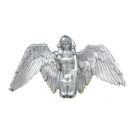 Art Angel Female Woman Wings Kneeling Cloak Hat Redemption Angel ...