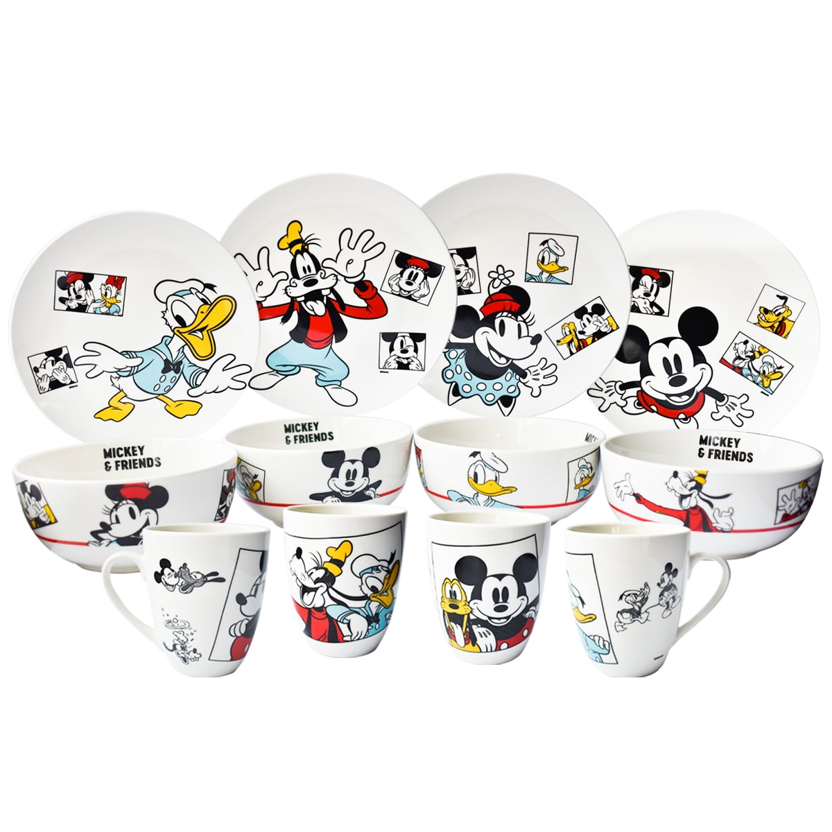 Bambú Vajilla Mickey Mouse Walmart Set Fun Kids Vajilla Mickey