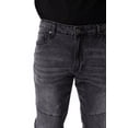 thumbnail image 5 of X RAY Men's Skinny Biker Jean, Comfy Flex Stretch Moto Denim Jeans Pants Light Black, 5 of 5