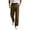 Coffee, variant on Men's Pleated Dress Pants Straight Leg Slacks Business Casual Trousers Old Money Style with Belt Loops Slant Pockets for Office Work, Khaki, XL