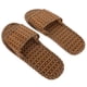 thumbnail image 2 of EeaseMX Pantuflas de paja de bambú para hombre y mujer, con punta abierta, sandalias ligeras para el baño, spa, verano (42/43), 2 of 7