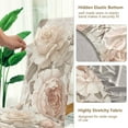 thumbnail image 5 of Yayeee 2 Pack Dining Chair Covers Stretch Parson Chairs Slipcovers Seat Protector, Lace and Floral, 5 of 6