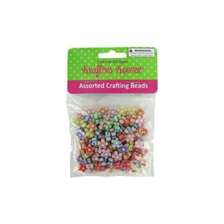 Assorted Crafting Beads (Pack of 12)
