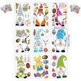 thumbnail image 4 of Plus récent Pâques Window Clings, Gnome Lapin Oeuf Decorations Wall Glass Sticker, Durable PVC Party Ornaments Glass Sticker Set for Window, Wall Home Decor, 4 of 5