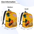 thumbnail image 2 of School Backpack for Women/Men - Chicken Family Rooster Hen Chicks Lightweight Canvas Travel Bag School Back Pack Laptop Bag with Laptop Compartment, 2 of 5