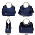 thumbnail image 4 of Glossy Women Handbag Patent Leather Shoulder Bag Shiny Satchel Evening Top Handle Purse Party Tote Crossbody Bag, 4 of 6