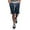 Navy, variant on Men's G Side Stripe Waistband Drawstring Track Shorts JS26 - Black - 2X-Large