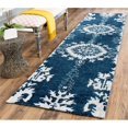 thumbnail image 3 of Safavieh Stone Wash 6' Square Hand Knotted Rug in Indigo, 3 of 10