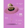 thumbnail image 2 of Sombrero de Paja para Hombres y Mujeres | Sombrero de salvavidas, sombrero de playa y sombrero de sol | Ala ancha UPF 50+ para protección solar | Talla única | Cicuta, 2 of 4