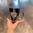 thumbnail image 3 of Heart-Shaped Crystal Rhinestone Stainless Steel Coffee & Beer Mug, 3 of 5
