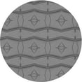 thumbnail image 1 of Ahgly Company Machine Washable Indoor Round Transitional Ash Gray Area Rugs, 5' Round, 1 of 7