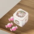 thumbnail image 4 of 6x Caja de Almacenamiento de Alimentos de Latas de Dulces Cuadradas, Caja de Almacenamiento Decorativa, Caja de Regalo, Contenedores de Almacenamiento 6 piezas, 4 of 6