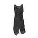 thumbnail image 5 of Vestido de baile latino jinwen para mujer Negro M, 5 of 8