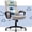 Taupe, variant on Serta Comfort Classic Executive Office Chair Padded Armrest Pink Velvet Fabric