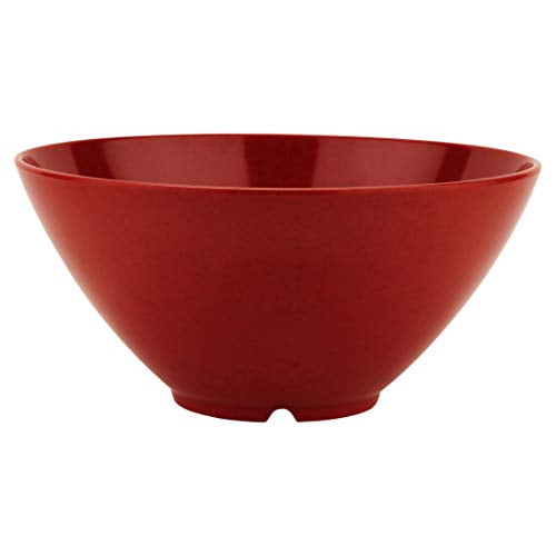 GET B791RSP Large Melamine Serving Bowl, 4 Quart, Red