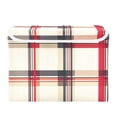thumbnail image 7 of Yayeee Collapsible Cube Storage Bin with Lid Fabric Closet Decorative Basket with Handles, Red Tartan, 7 of 7